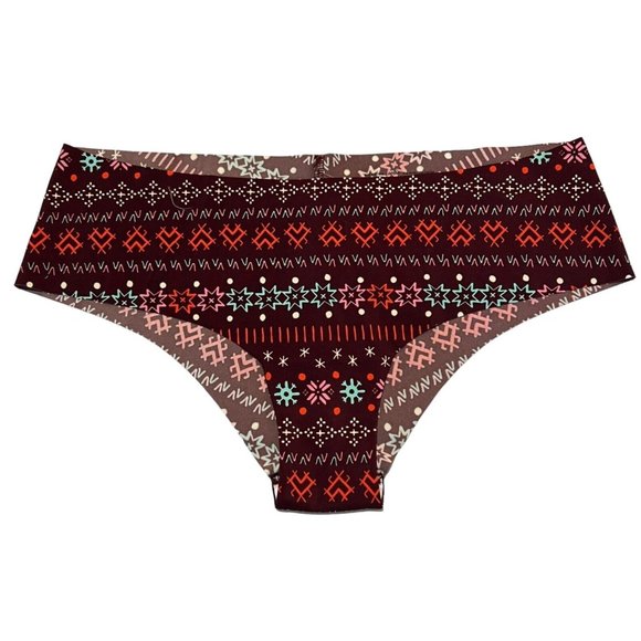 aerie Other - NWT AERIE Cheeky Pantie/Underwear Sz L Burgundy Red Blue
